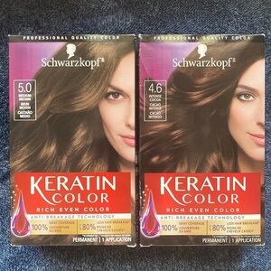 Schwarzkopf brown hair color kits